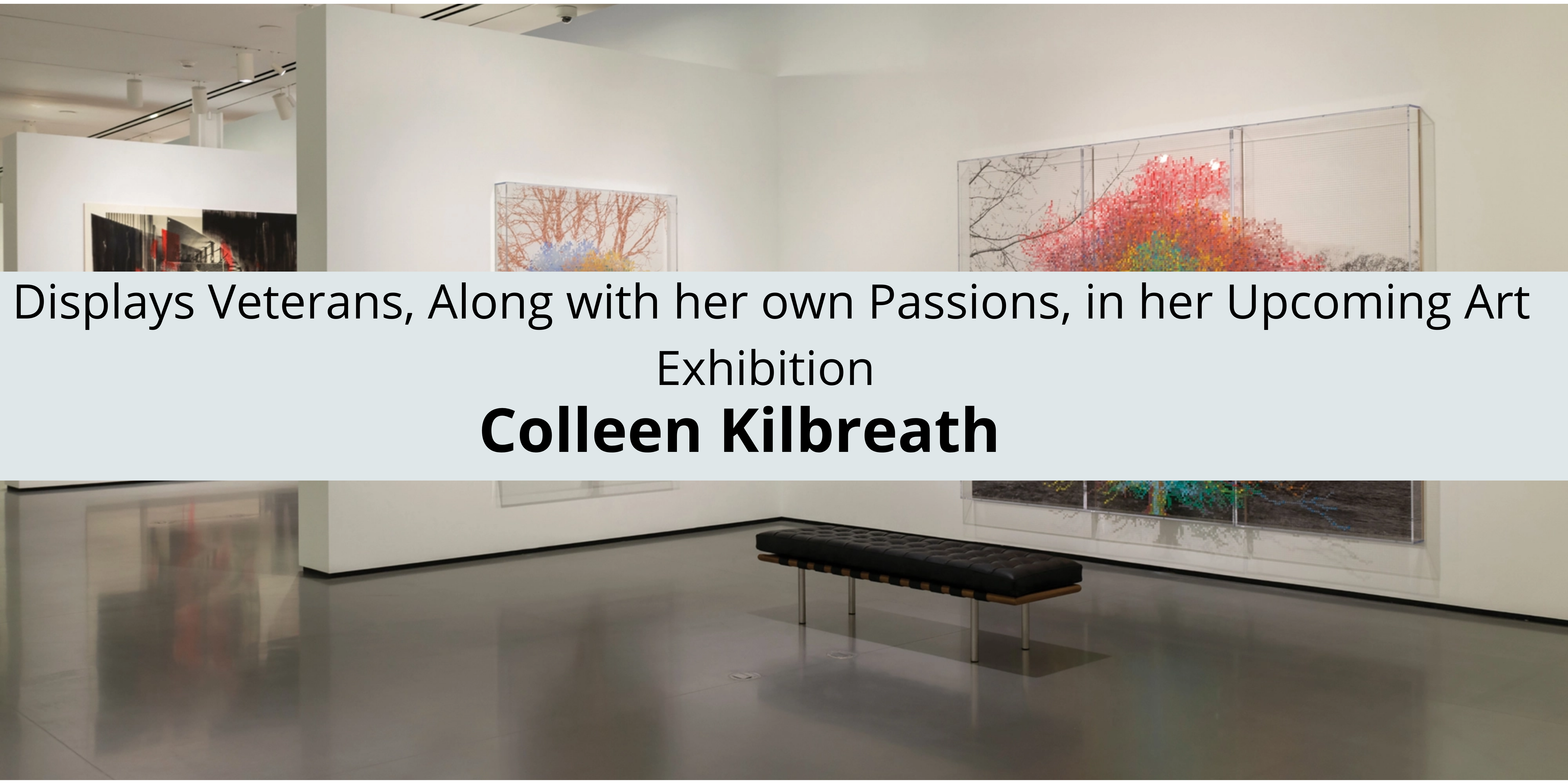 Colleen Kilbreath Displays Veterans, Along with her own Passions, in her Upcoming Art Exhibition